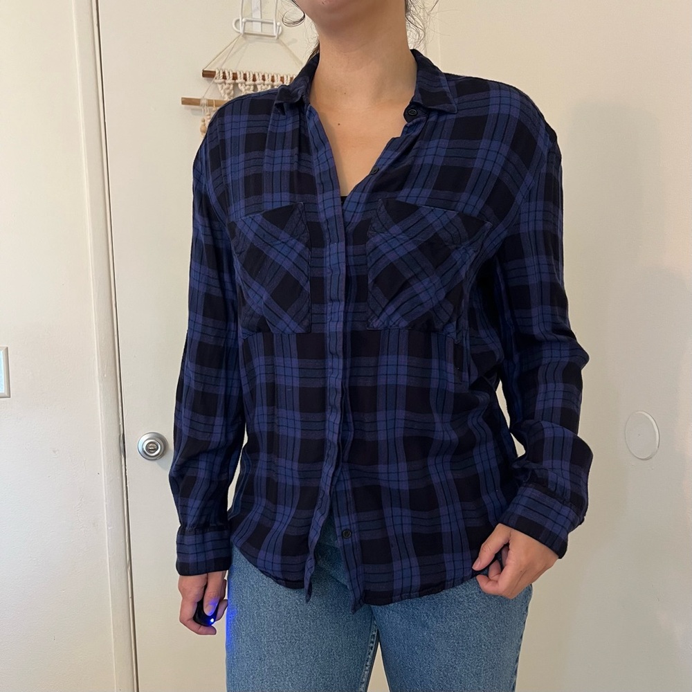 Express Navy Flannel